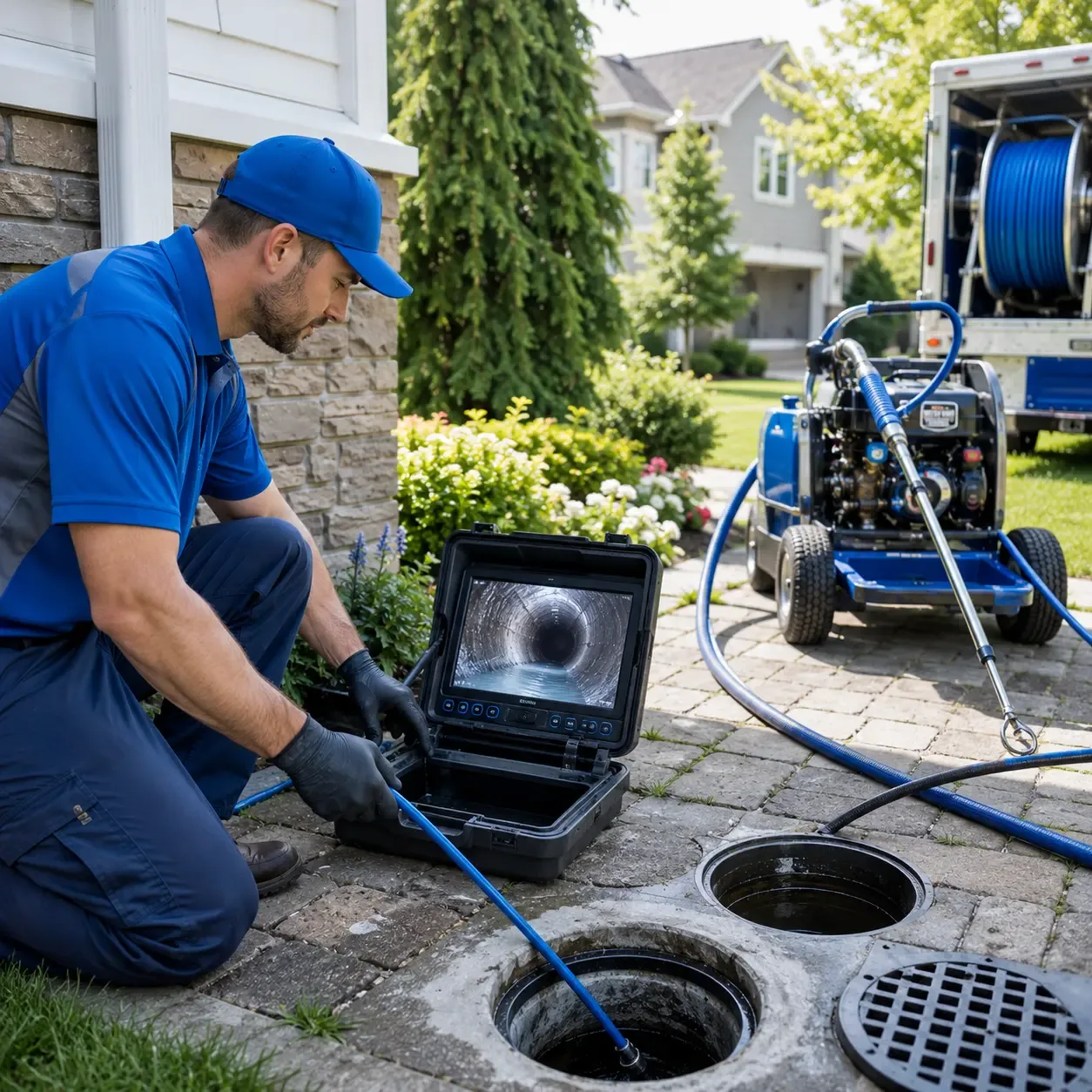 Outdoor drain cleaning professionals serving New Alexandria, PA