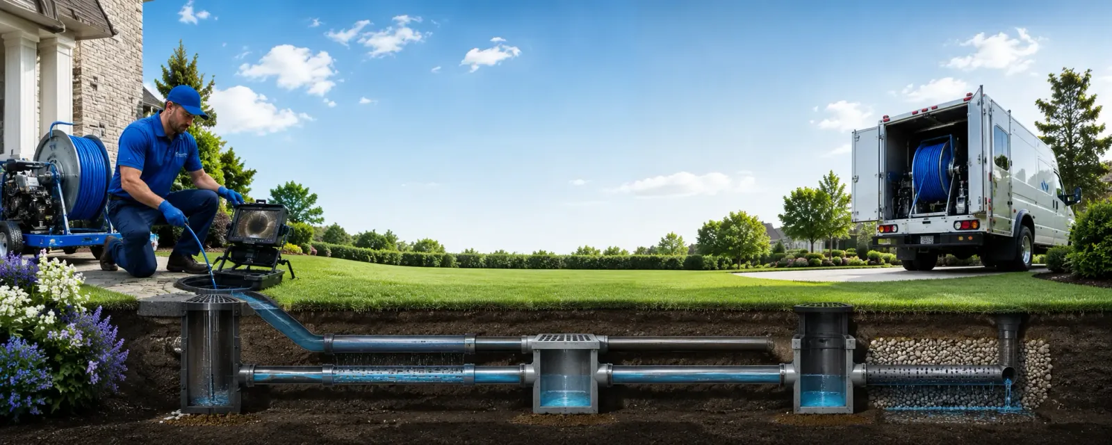 Outdoor drain cleaning information for New Alexandria, PA